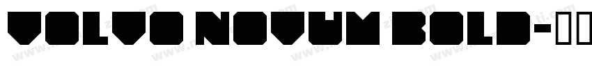 Volvo Novum Bold字体转换